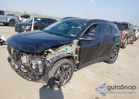 2022 Hyundai Tucson Hybrid Limited из США, поврежденный, VIN KM8JECA13NU067394